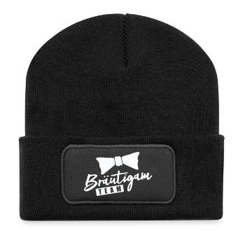 Groom Team - Recycled Patch Beanie - black - Front