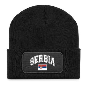 Serbia - Recycled Patch Beanie - black - Front
