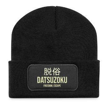 Datsuzoku Freedom Escape - Recycled Patch Beanie - black - Front
