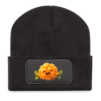 Merry Cloudberry - Don du Grand Nord - Beanie recyclé à patch - charbon - Devant