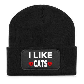 feline - Recycled Patch Beanie - black - Front
