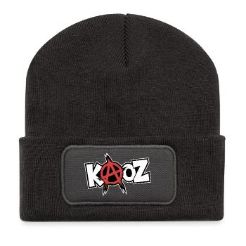 Kool KAOZ Anarchy Graffiti - Recycled Patch Beanie - dark grey - Front
