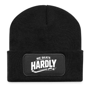 Beer League Hockey Funny Hockey Players Team Humor - Recycled Patch Beanie - black - Front