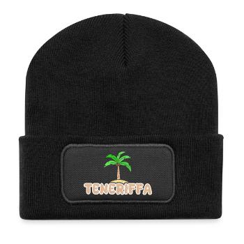 Holidays in Tenerife - Recycled Patch Beanie - black - Front