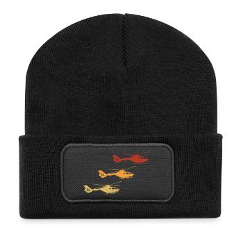 Helicopter Helicopter Vintage - Recycled Patch Beanie - black - Front