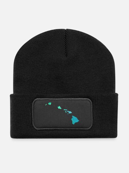 hawaii - Beanie recyclé à patch - noir