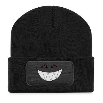 Smiling Demon - Recycled Patch Beanie - black - Front