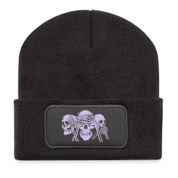 czachy - Recycelte Patch Beanie - Dunkelgrau - Vorne