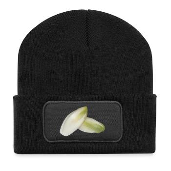 salad salad lettuce halloween vegetables vegetables1 - Recycled Patch Beanie - black - Front