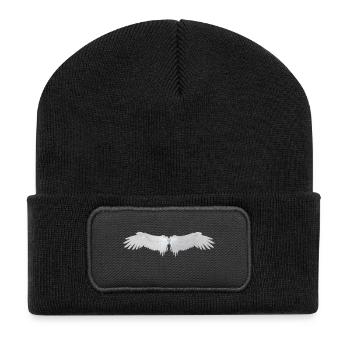 ailes d'ange - Beanie recyclé à patch - noir - Devant