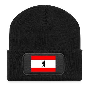 Berlin - Recycled Patch Beanie - black - Front