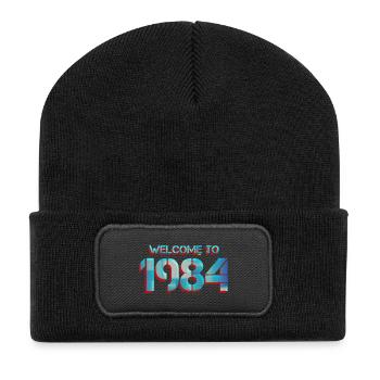 1984 DESTROY - Recycled Patch Beanie - black - Front
