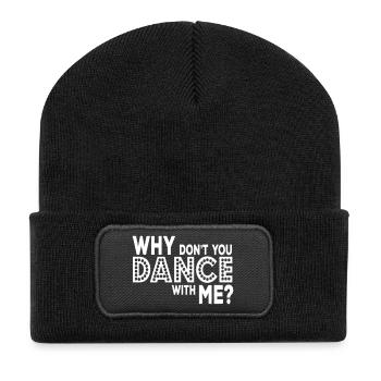 why dont you dance with me - Beanie recyclé à patch - noir - Devant