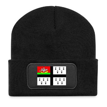 Drapeau de Nantes - Beanie recyclé à patch - noir - Devant