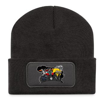 0961 Case cart - Recycled Patch Beanie - dark grey - Front