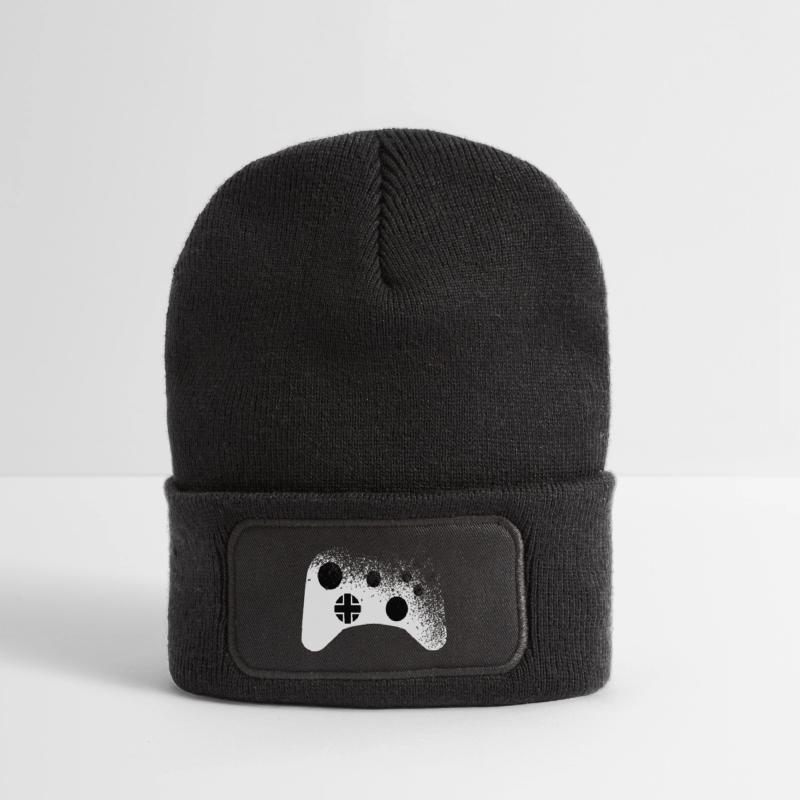 Splatter - Controller Pattern for Gamers Cool Recycled Patch Beanie