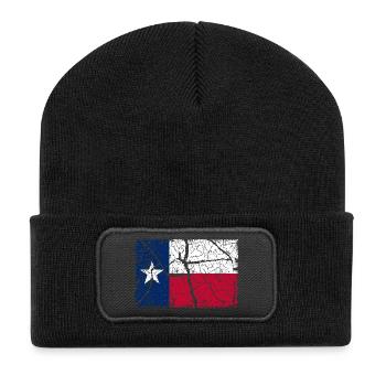 Texas Vintage - Recycled Patch Beanie - black - Front