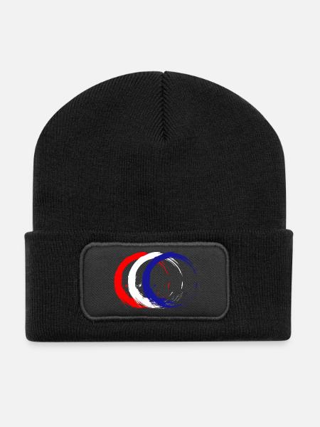 Kroatien - Recycelte Patch Beanie - Schwarz