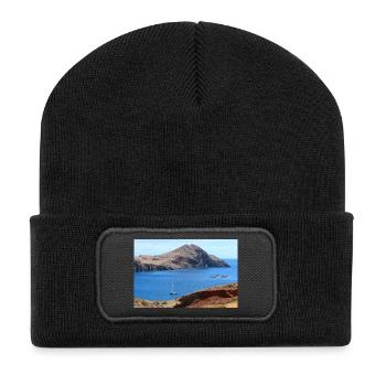 Affiche Madère Portugal - Beanie recyclé à patch - noir - Devant