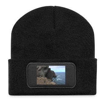Affiche Madère Portugal - Beanie recyclé à patch - noir - Devant