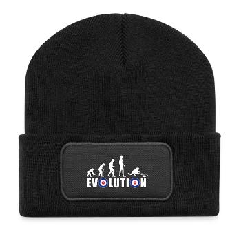 EVOLUTION CURLING Curling Cadeau Hiver - Beanie recyclé à patch - noir - Devant