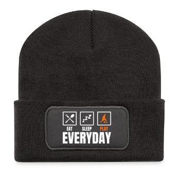 Basketball player routine - Recycled Patch Beanie - dark grey - Front