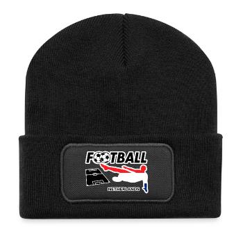 Football Fever Netherlands - Recycled Patch Beanie - black - Front