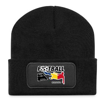 Football Fever Romania - Recycled Patch Beanie - black - Front