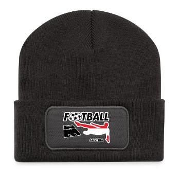 Football Fever Austria - Recycled Patch Beanie - dark grey - Front