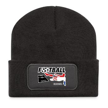 Football Fever Croatia - Recycled Patch Beanie - dark grey - Front