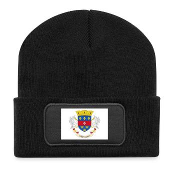 Saint Barthélemy - Recycled Patch Beanie - black - Front