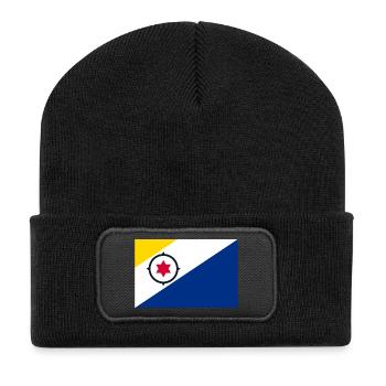 Bonaire - Beanie recyclé à patch - noir - Devant