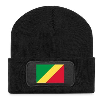 République démocratique du Congo - Beanie recyclé à patch - noir - Devant
