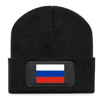 Russia - Recycled Patch Beanie - black - Front