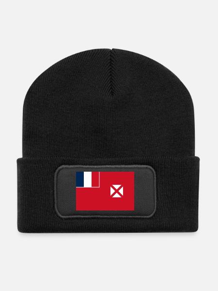 Wallis-et-Futuna - Beanie recyclé à patch - noir