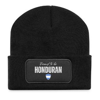 Hondurienne fière, fabriquée au Honduras - Beanie recyclé à patch - noir - Devant