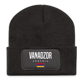 Vanadzor, Armenia - Recycled Patch Beanie - dark grey - Front