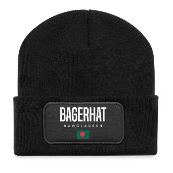 Bagerhat, Bangladesh - Recycled Patch Beanie - black - Front