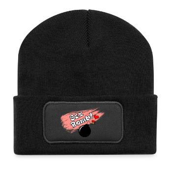 Sex Bomb - Recycled Patch Beanie - black - Front