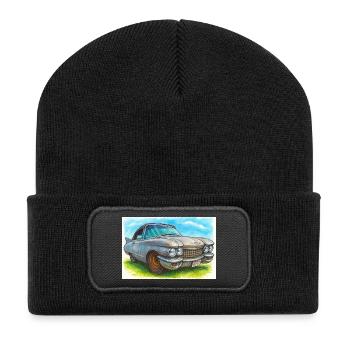 Retro Classic Cad -60 - Recycled Patch Beanie - black - Front