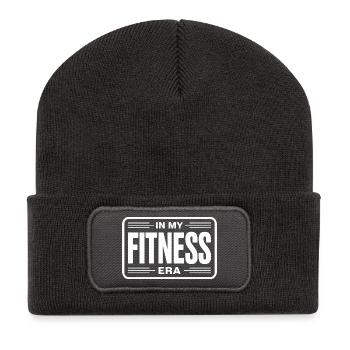 À mon époque de remise en forme musculation entraînement de motivation - Beanie recyclé à patch - charbon - Devant