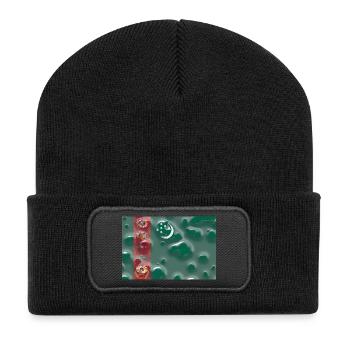 Turkménistan en tant que Turkménistan - Beanie recyclé à patch - noir - Devant