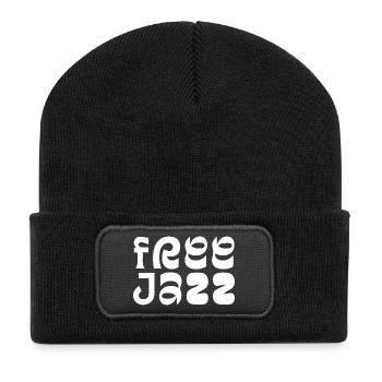 Création de logo de musique free jazz - Beanie recyclé à patch - noir - Devant