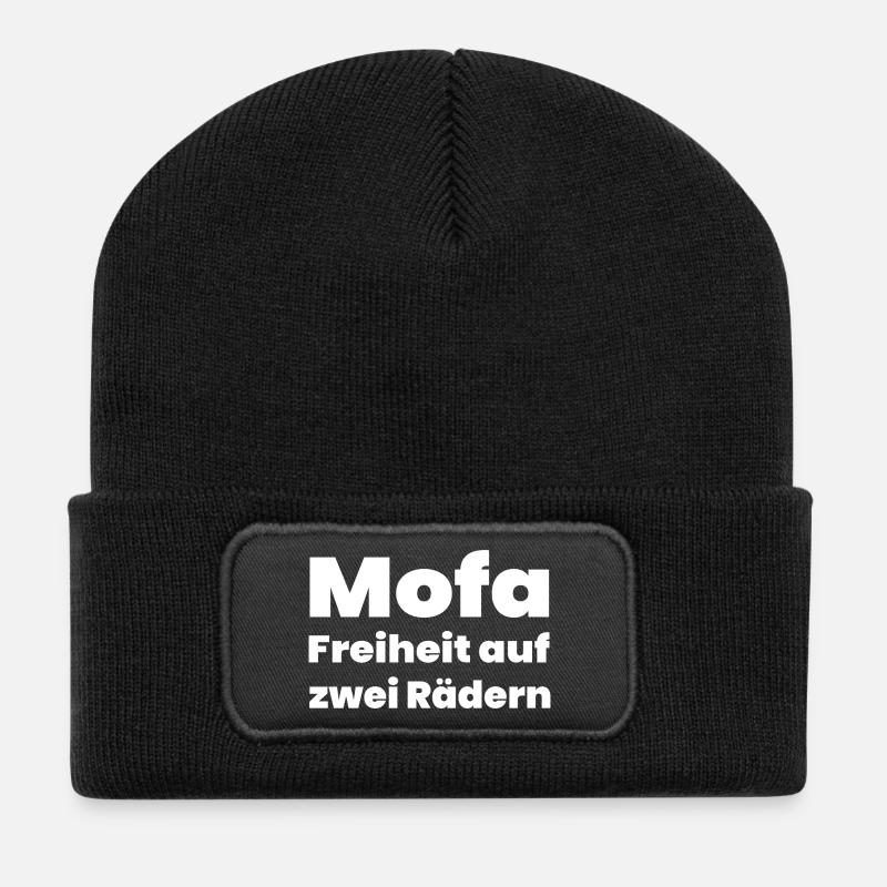 Moped - Recycled Patch Beanie - black