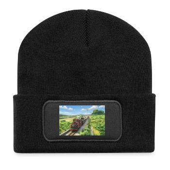 Dduallt Double Header - Recycled Patch Beanie - black - Front