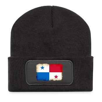 Panama as Panama - Recycled Patch Beanie - dark grey - Front