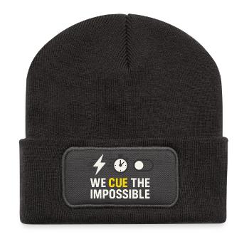 Theatre Technology Crew Stage Technician Sound - Recycled Patch Beanie - dark grey - Front