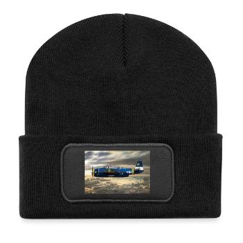 TBF Avenger - Recycelte Patch Beanie - Schwarz - Vorne
