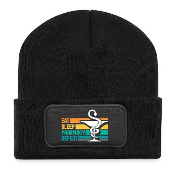 Pharmacist Pharmaceutical Technical - Recycled Patch Beanie - black - Front