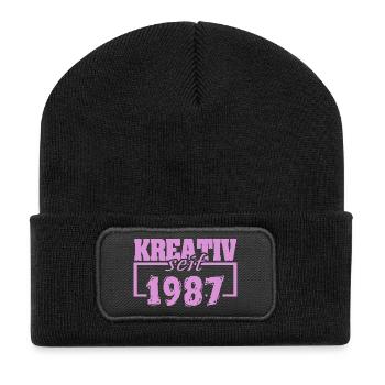 Creative 1987 - Recycled Patch Beanie - black - Front